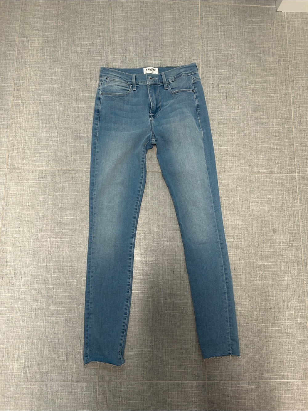 Frame Denim Blue Skinny Jeans